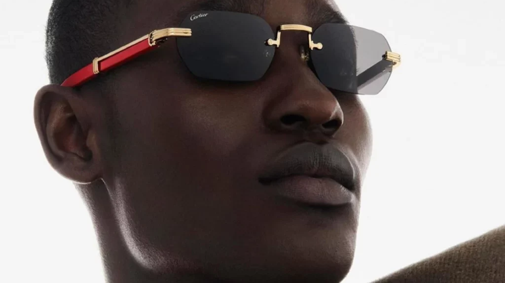 Bold and Sophisticated Cartier Red Glasses