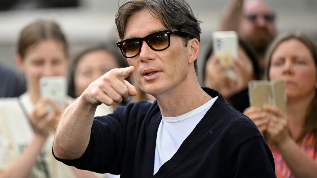 Cillian Murphy Rocks Classic Ray-Ban Wayfarers at Oppenheimer London Photocall