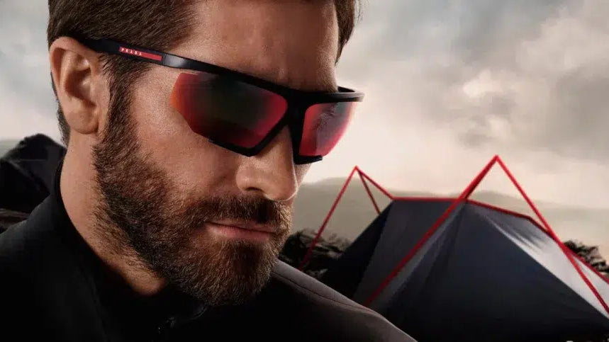 Jake Gyllenhaal Takes Center Stage as the Face of Prada Linea Rossa Eyewear Collection