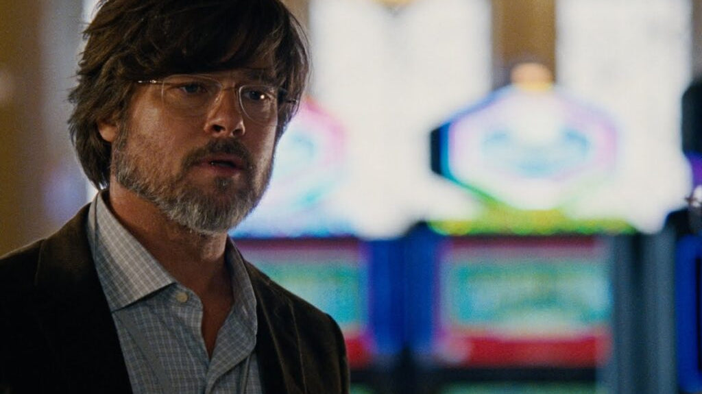 Brad Pitt Sees the Market Clearly through Silhouette Glasses in ‘The Big Short’
