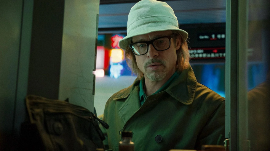 Police Origins Bullet 1 Eyeglasses are Seen on Brad Pitt in “Bullet Train”
