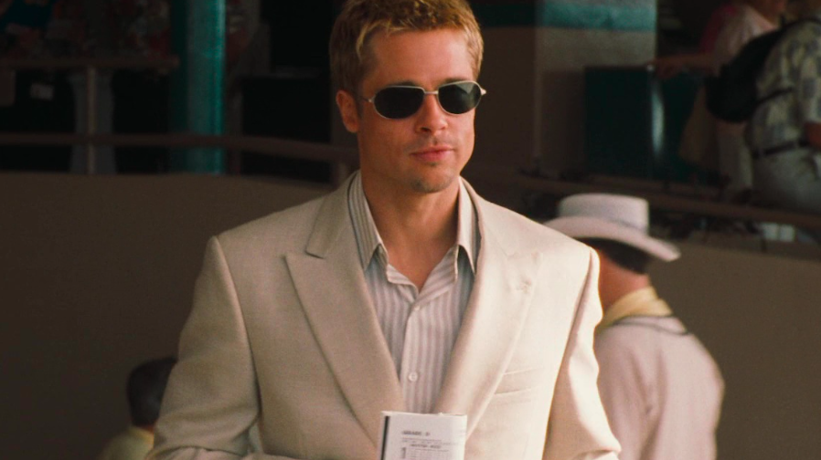 Brad Pitt’s Undercover Cool: Oliver Peoples ‘Whistle’ Sunglasses in Ocean’s 11