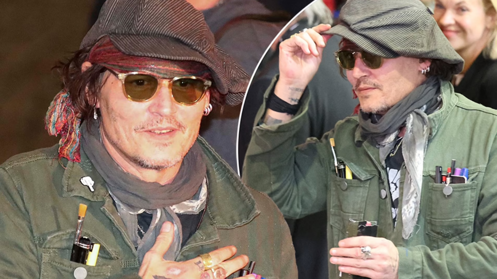The Star of the Night: Johnny Depp in Johnny Prepp Sunglasses at KVIFF 2021
