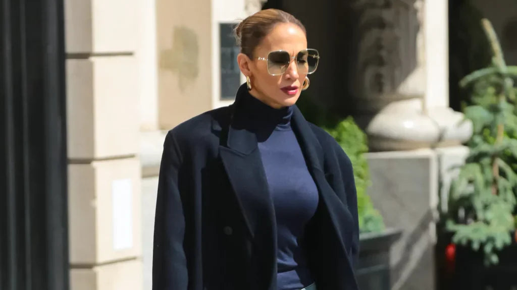 Jennifer Lopez Spotted in Chic Gucci Sunglasses