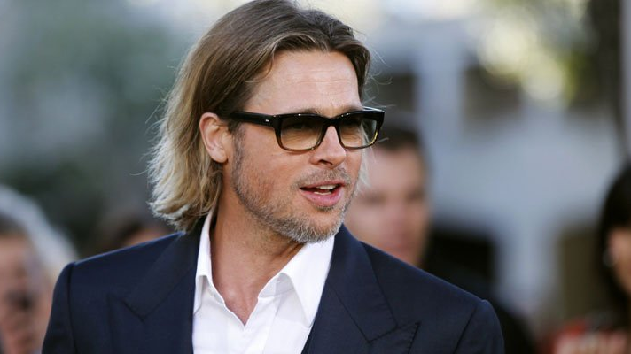 Brad Pitt Captivates in Barton Perreira Glasses at 2011 Movie Premiere