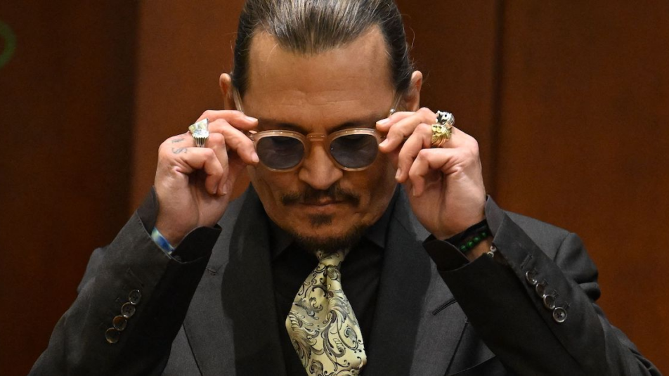 Johnny Depp’s Courtroom Glamour: AM Eyewear Ava Shades