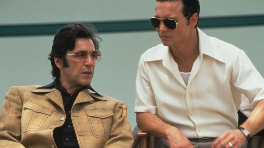 A Timeless Look in Donnie Brasco: Johnny Depp and the Ray-Ban RB3025 Aviators