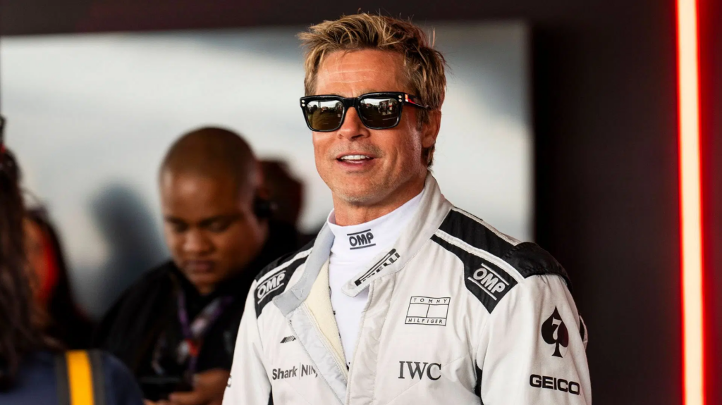 Brad Pitt Fuels Racing Chic in Silverstone with Hoorsenbuhs Shades