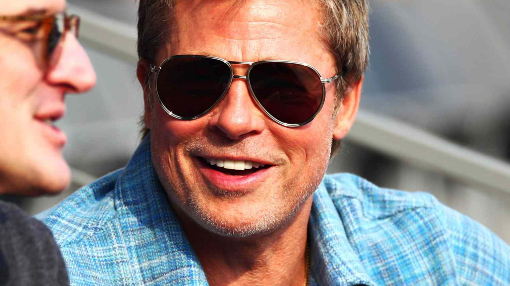 Grand Prix Chic: Brad Pitt’s Burberry Scott Sunglasses Make a Statement
