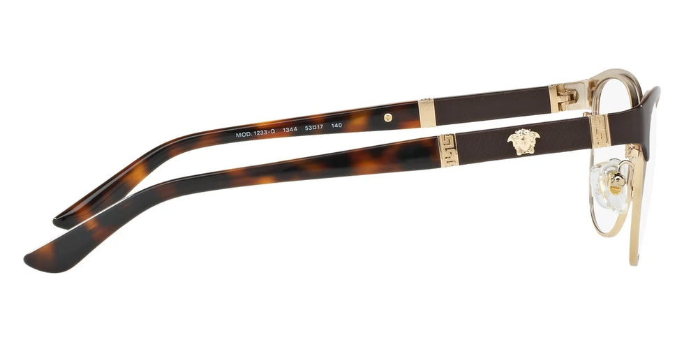 VERSACE VE1233Q 1344 53 - Brown / Pale Gold