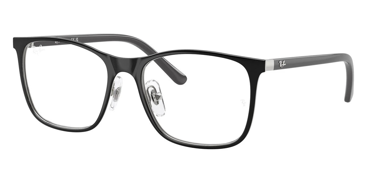 Ray-Ban RY9551V 4064 46 - Black on Silver/Gray