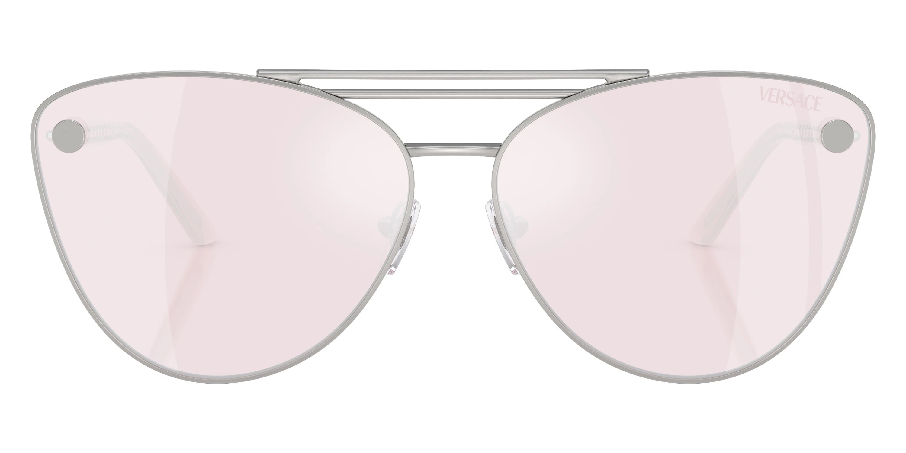 VERSACE VE2267 10007V 64 - Silver / Pink Mirrored White