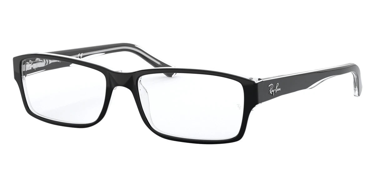 Ray-Ban RX5169 2034 52 - Black On Transparent