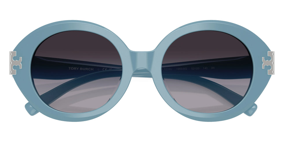 Tory Burch TY7210U 19698G 52 - Milky Light Blue / Gray Gradient