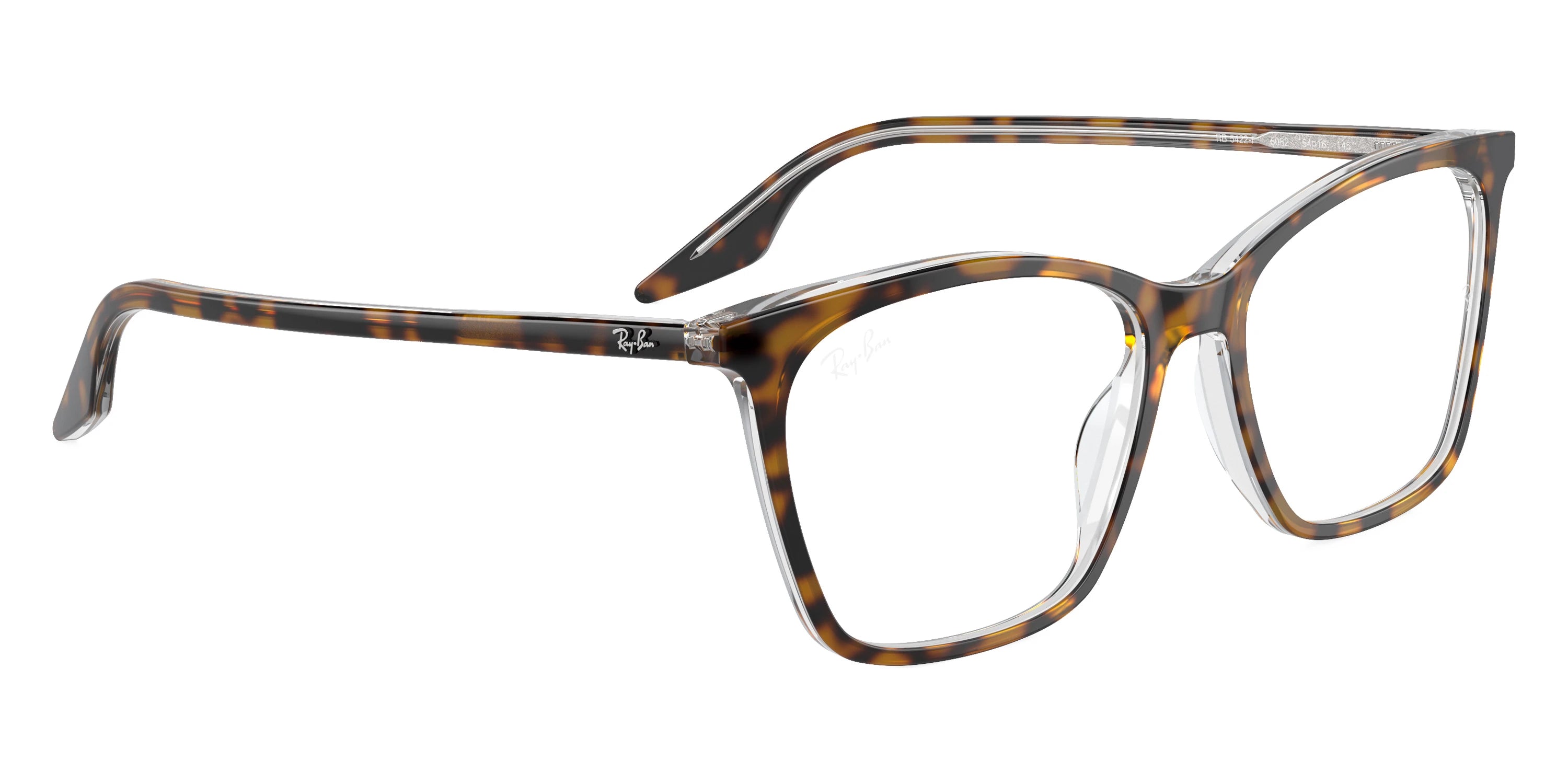 Ray-Ban RX5422F 5082 52 - Havana on Transparent