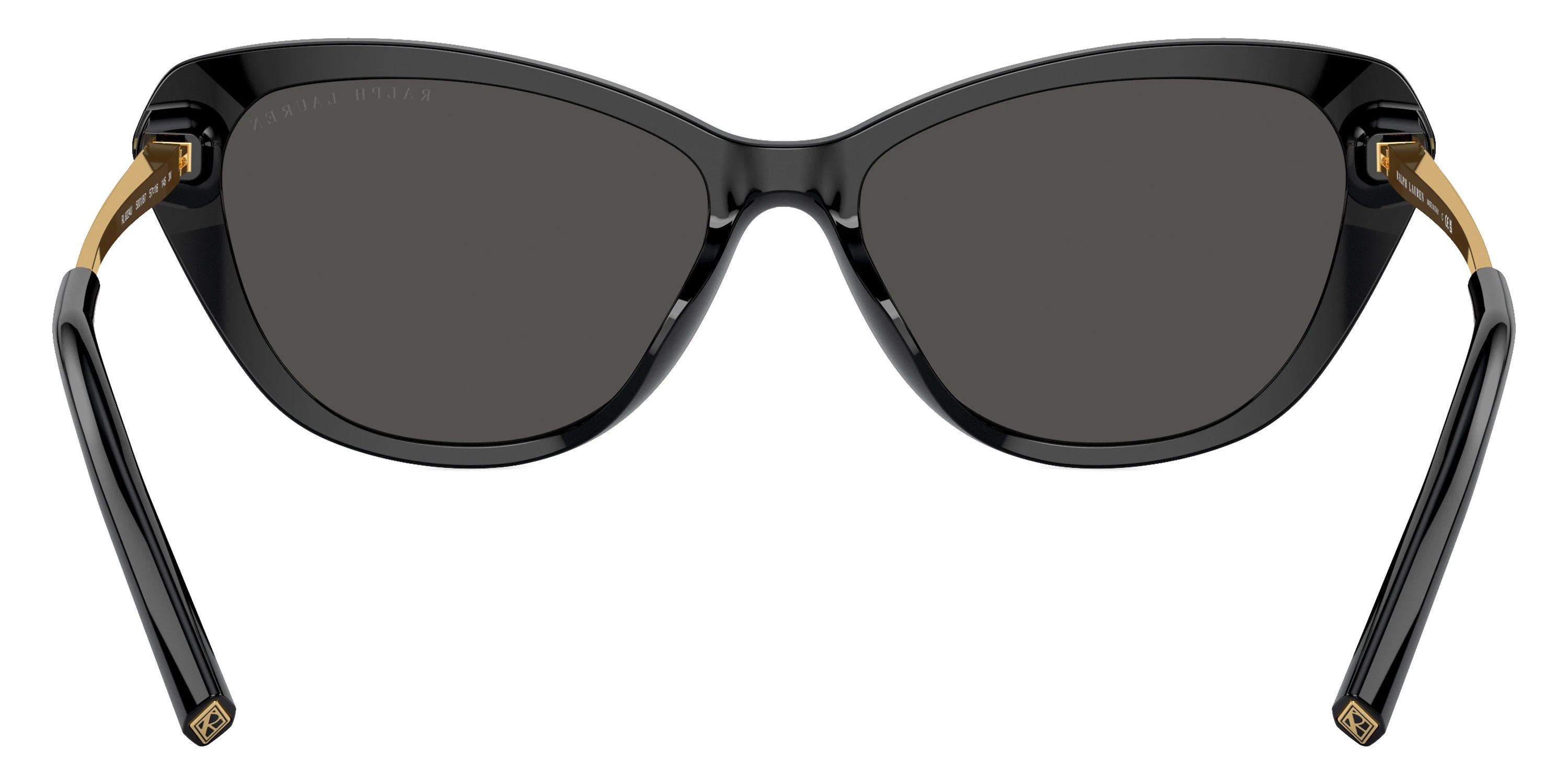 RALPH LAUREN RL8224U 500187 57 - Black/Gold / Dark Gray