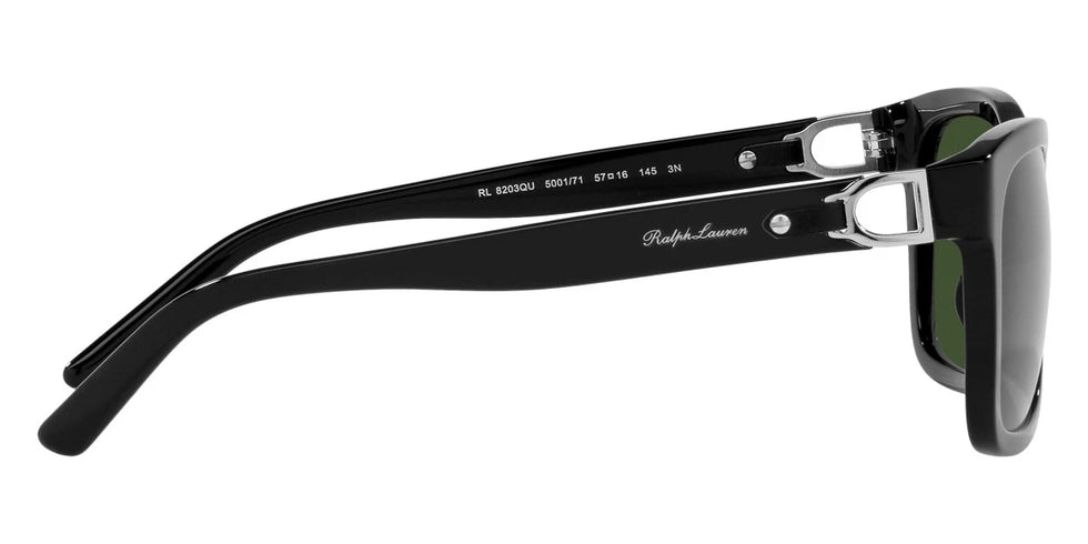 RALPH LAUREN RL8203QU 500171 57 - Shiny Black / Dark Green