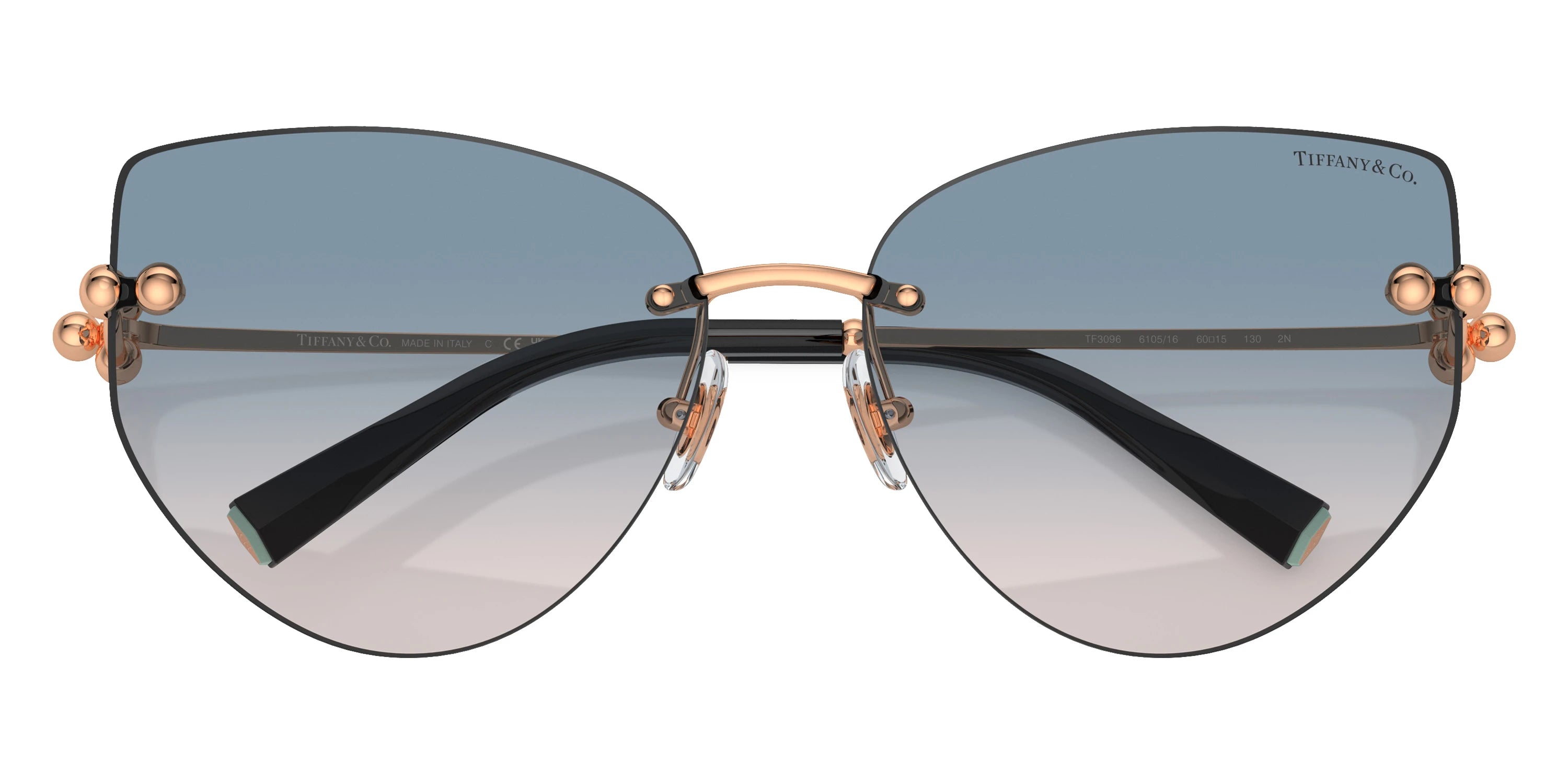 TIFFANY TF3096 610516 60 - Rubedo / Light Brown Gradient Blue