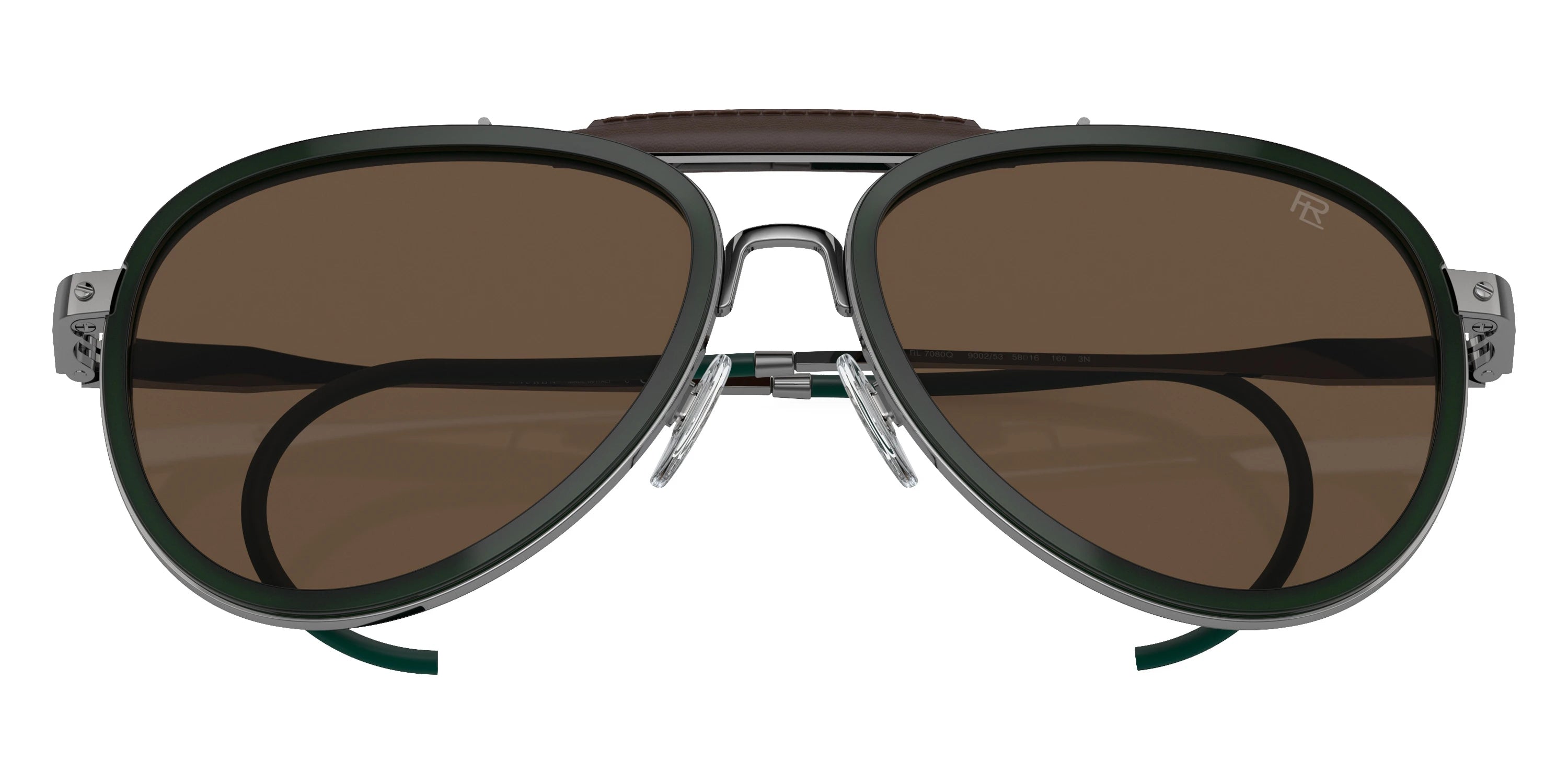 RALPH LAUREN RL7080Q 900253 58 - Green/Gunmetal / Brown