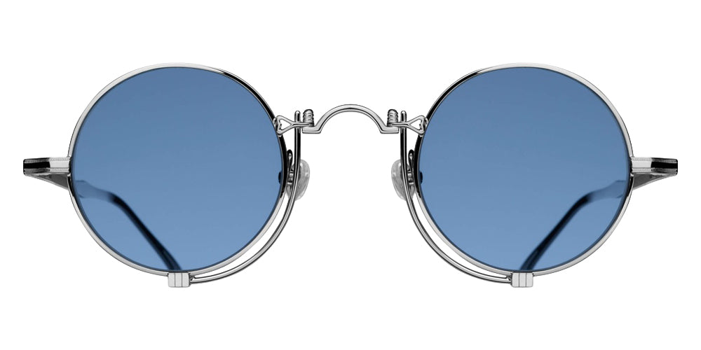 Matsuda 10601H 45 - Palladium White / Cobalt Blue #id:10601hpalladiumwhitecobaltbluesunglass_s:100100