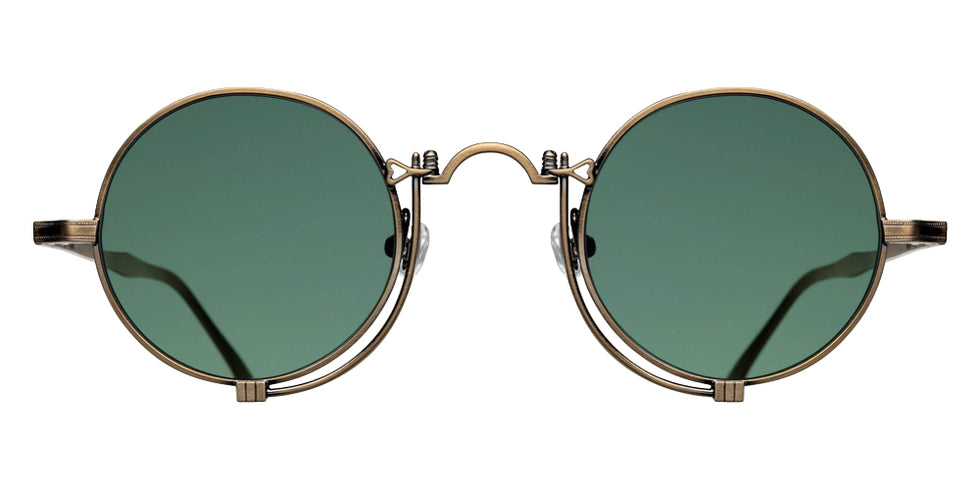 Matsuda 10601H 45 - Shiny Antique Gold / Sage Green #id:10601hshinyantiquegoldsagegreensunglass_s:104100