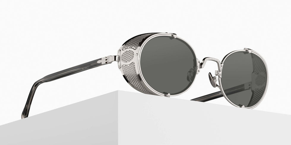 Matsuda 10610H 51 - Palladium White / Gray #id:10610hpalladiumwhitegrey51_s:100105