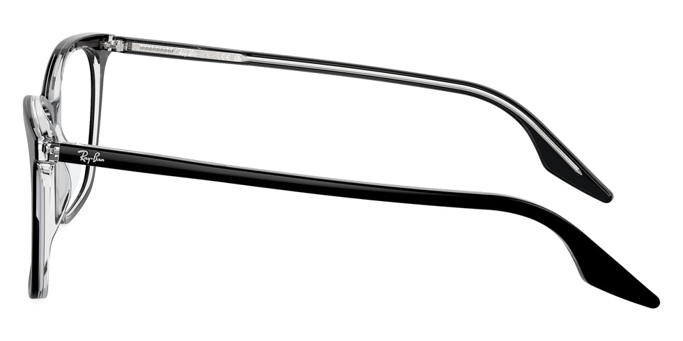 Ray-Ban RX5422 2034 52 - Black on Transparent