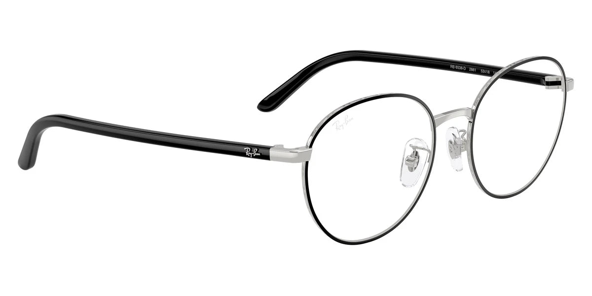 Ray-Ban RX6538D 2861 53 - Black on Silver