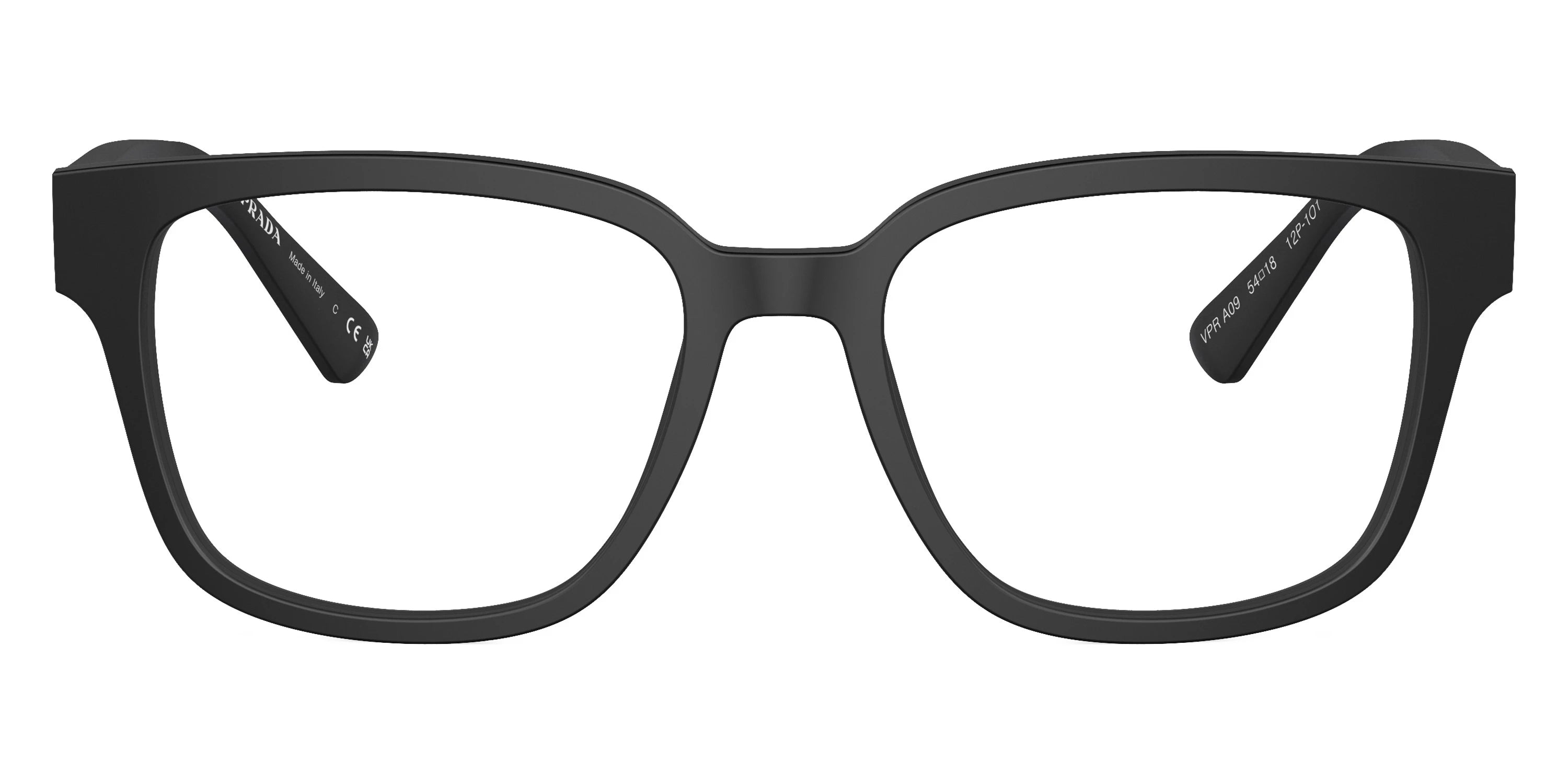 Prada PR A09V 12P1O1 52 - Matte Black