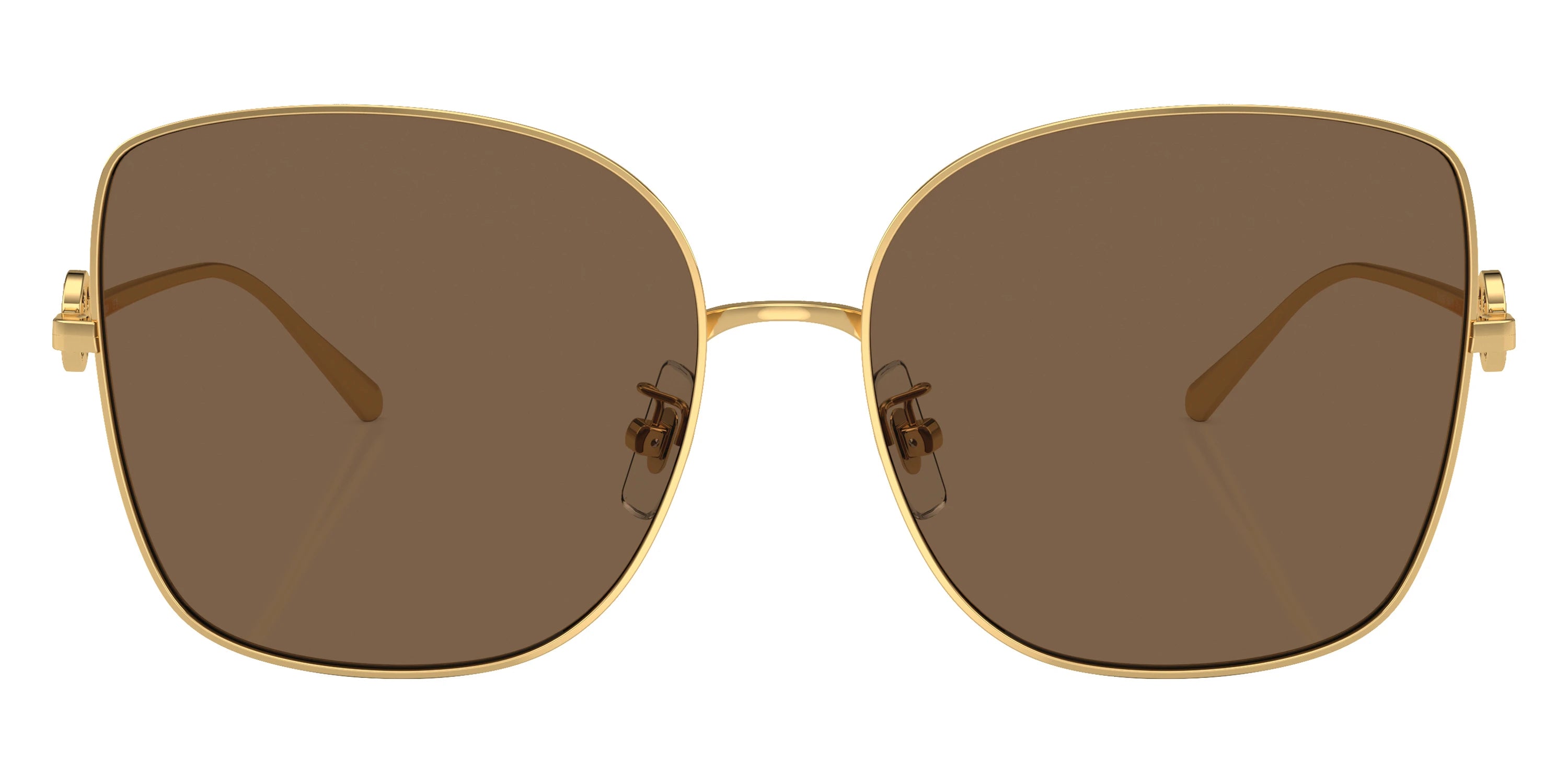 Tory Burch TY6106D 334373 60 - Shiny Gold / Dark Brown