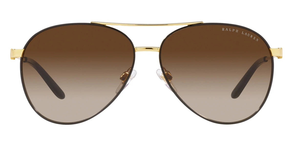 RALPH LAUREN RL7077 9337/3 60 - Shiny Black/Gold / Brown Gradient