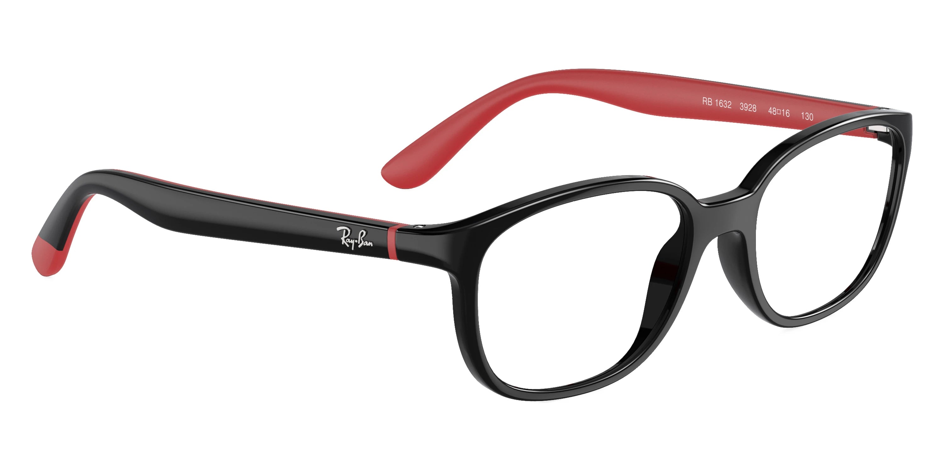 Ray-Ban RY1632 3928 46 - Black on Red