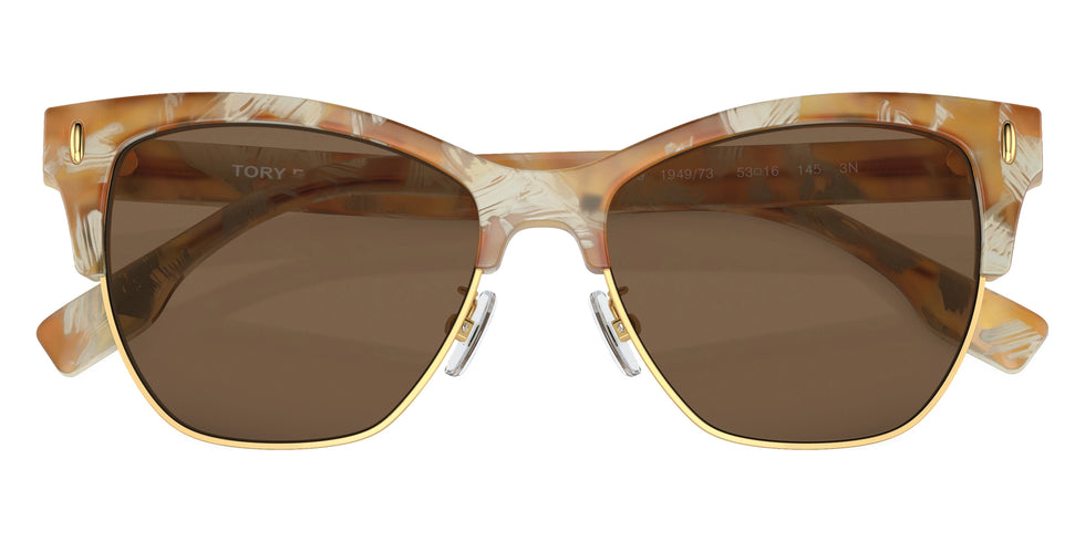 Tory Burch TY7199 194973 53 - Tory Horn / Dark Brown