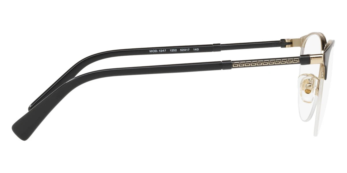 VERSACE VE1247 1252 52 - Black / Pale Gold