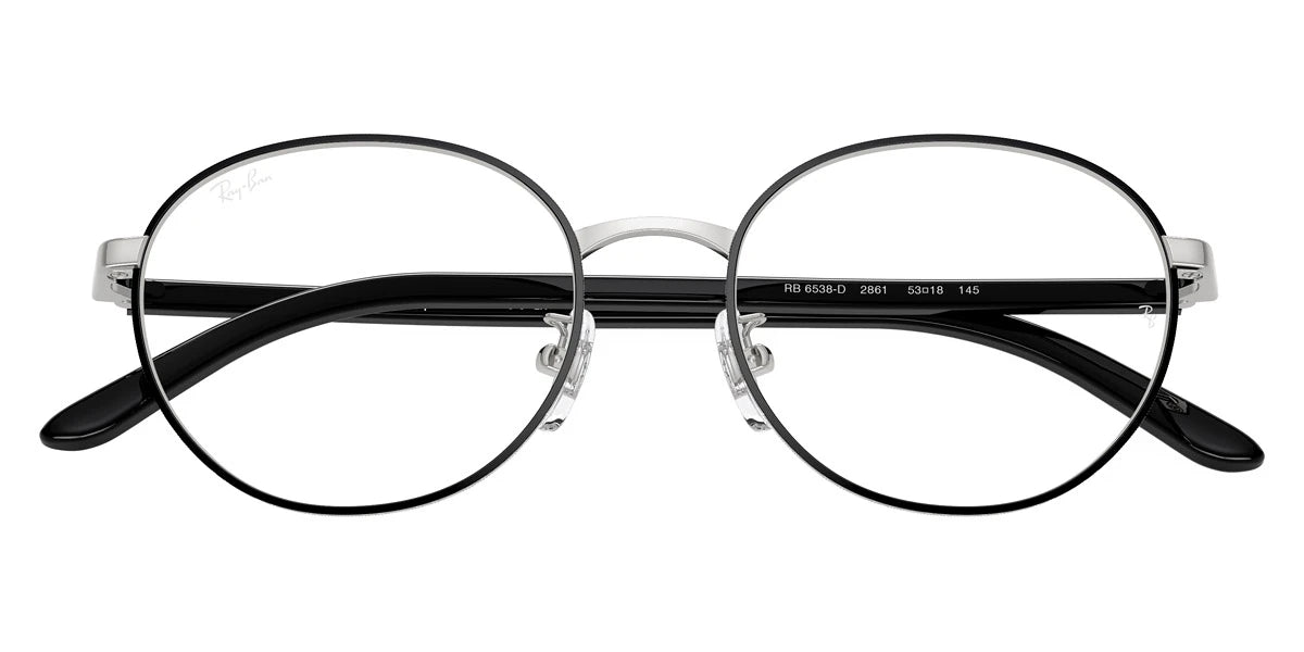 Ray-Ban RX6538D 2861 53 - Black on Silver