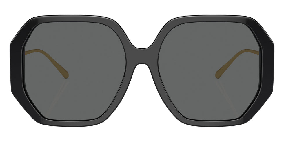 Tory Burch TY7204D 170987 57 - Black/Shiny Gold / Dark Gray