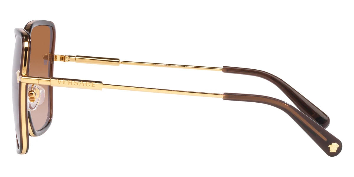 VERSACE VE2247D 148213 57 - Brown Gradient/Gold / Brown Gradient