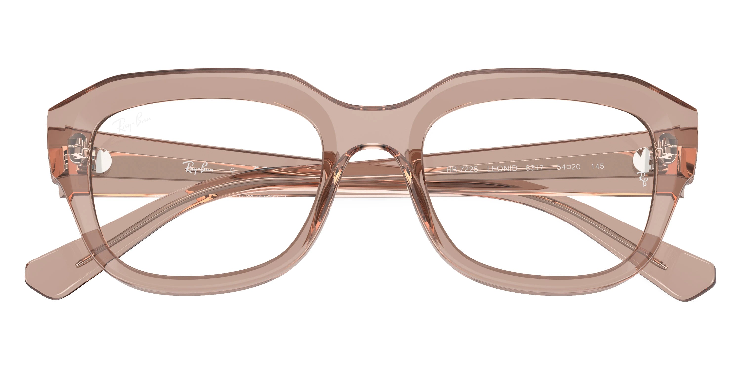 Ray-Ban RX7225 8317 52 - Transparent Light Brown