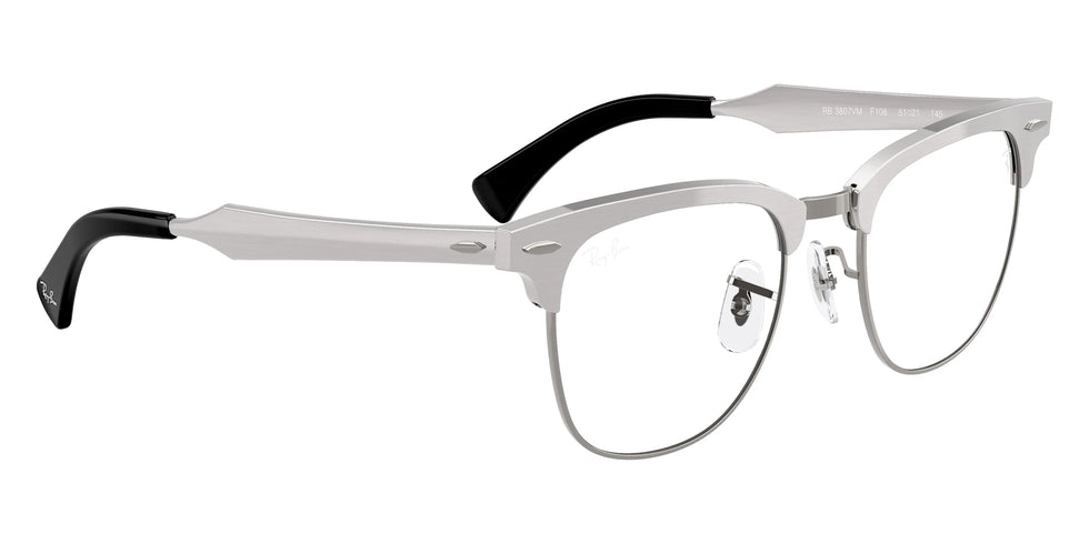 Ray-Ban RX3807VM F106 51 - Brushed Silver on Gunmetal