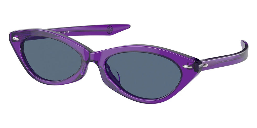 Tory Burch TY7197U 193580 53 - Transparent Purple / Dark Blue