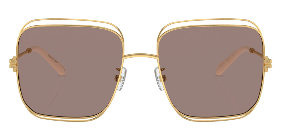 Tory Burch TY6107 33437N 57 - Shiny Gold / Light Purple and Brown Mirrored