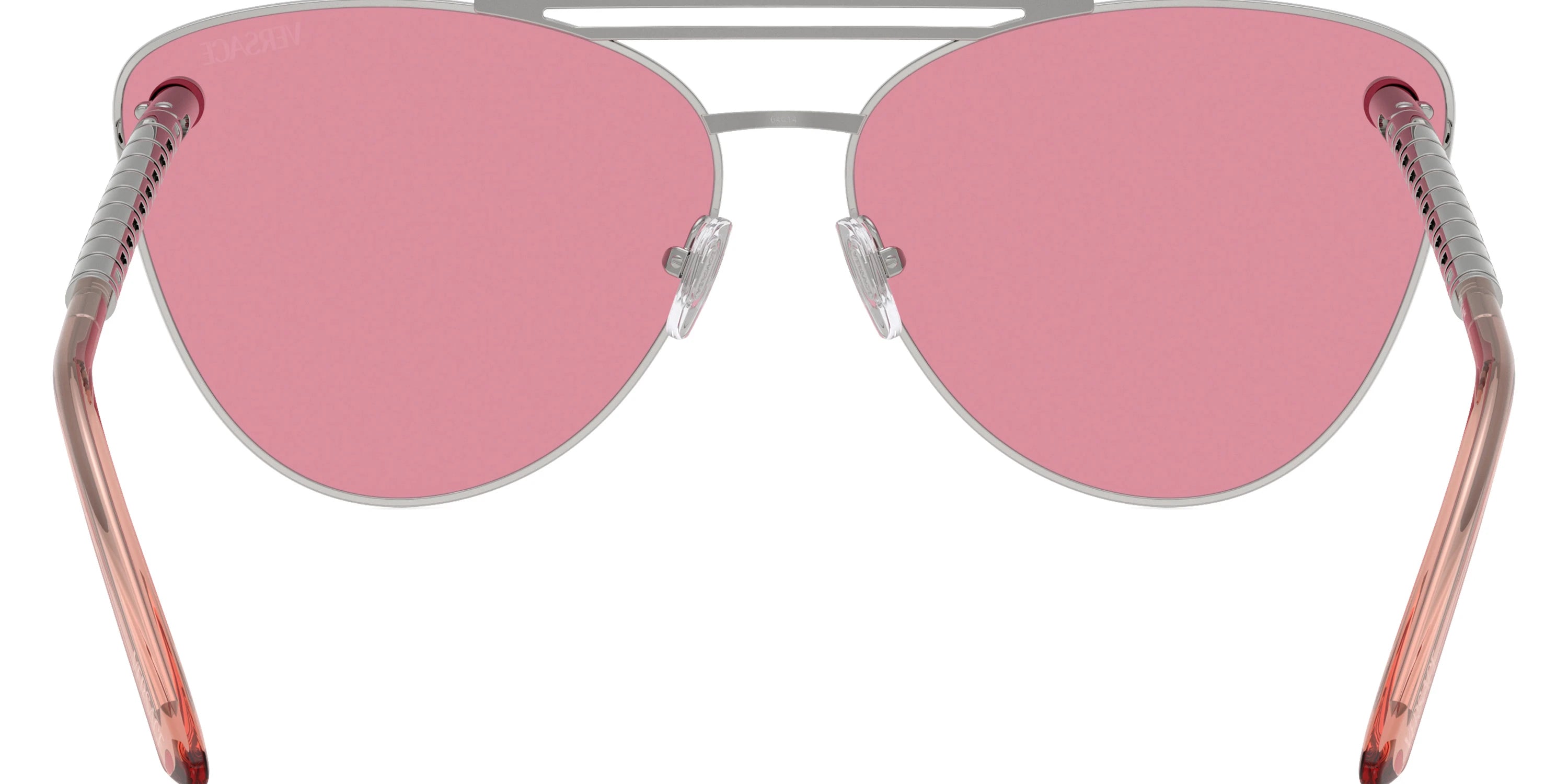 VERSACE VE2267 10007V 64 - Silver / Pink Mirrored White