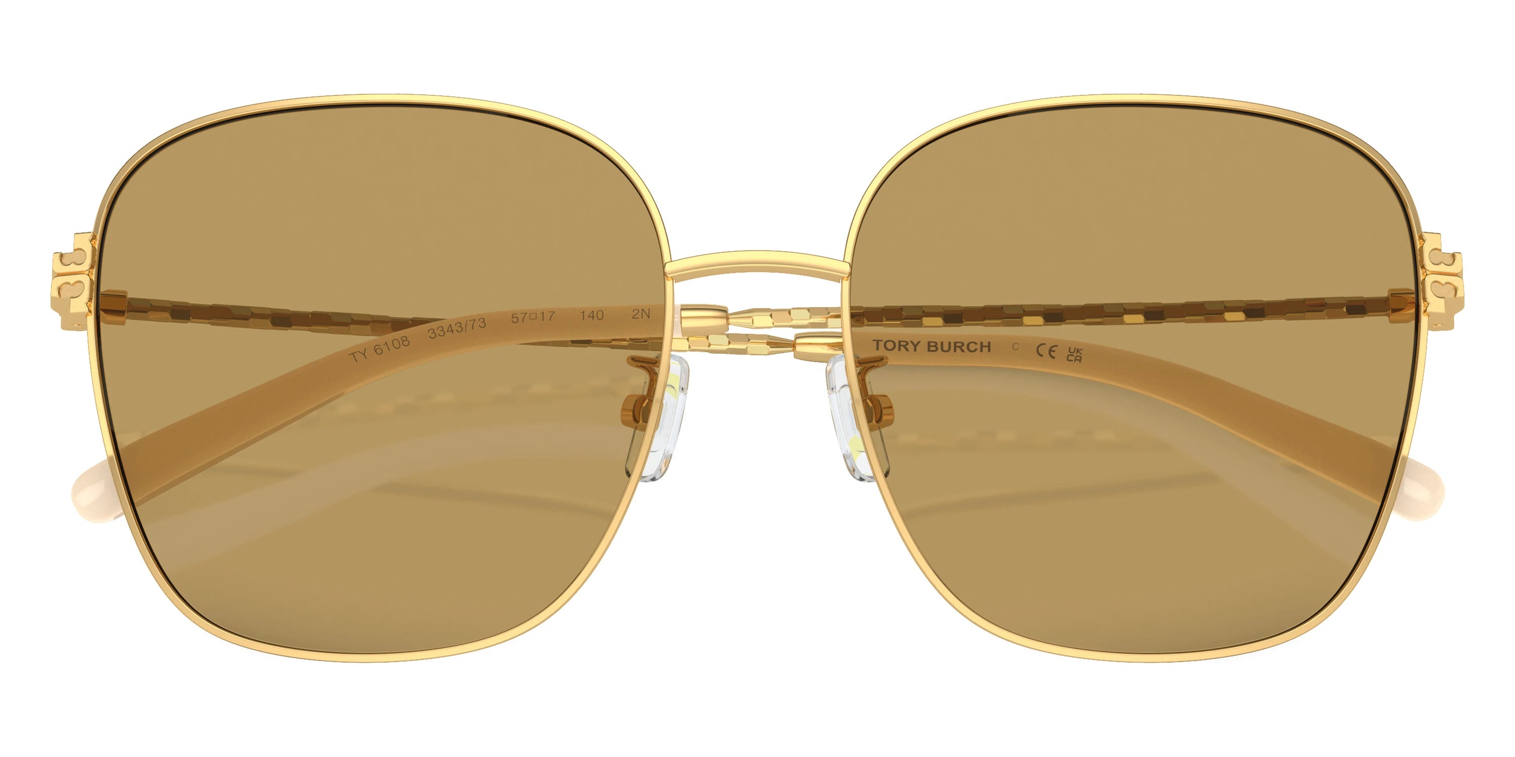 Tory Burch TY6108 334373 57 - Gold / Ochre