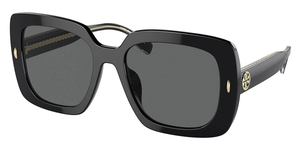 Tory Burch TY7193F 170987 58 - Black/Clear / Dark Gray