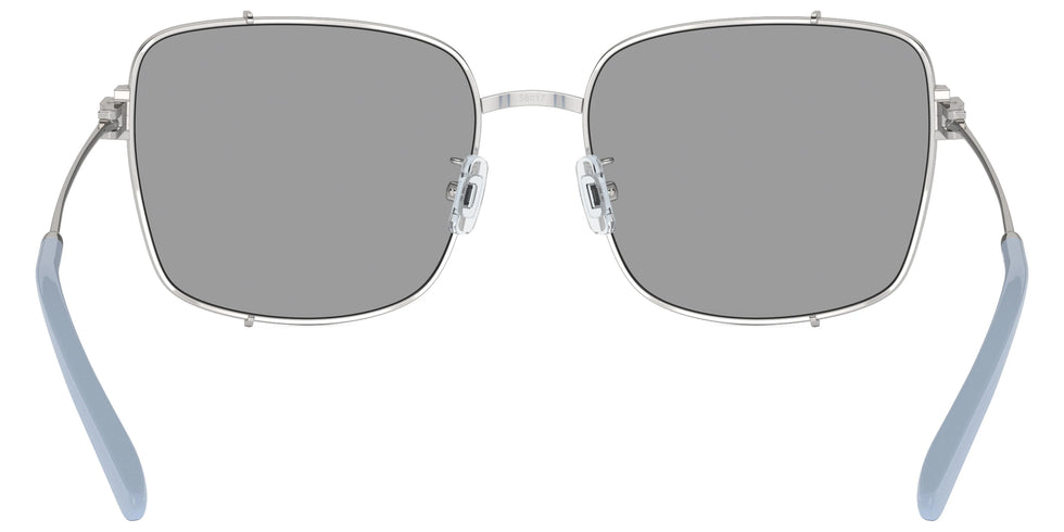 Tory Burch TY6104 316172 56 - Silver / Light Blue Mirrored