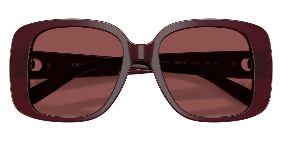 Tory Burch TY7223U 196075 53 - Opal Burgundy / Wine
