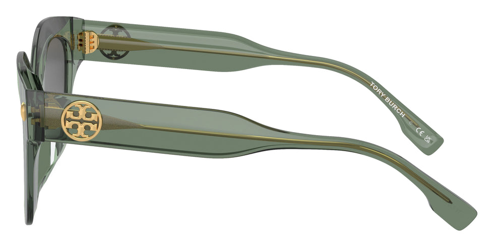 Tory Burch TY7201U 194111 49 - Transparent Sage / Light Gray Gradient Dark Gray
