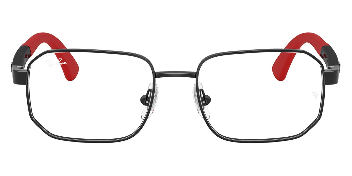 Ray-Ban RY1060 4005 48 - Black/Black on Rubber Red