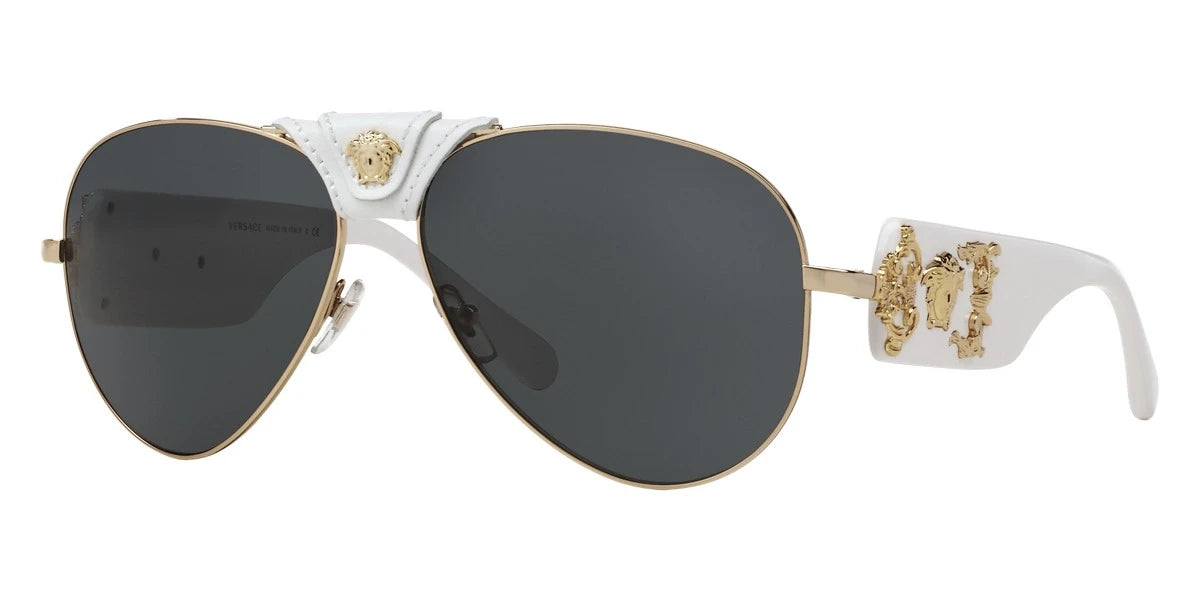 VERSACE VE2150Q 134187 62 - Gold / Gray 134187