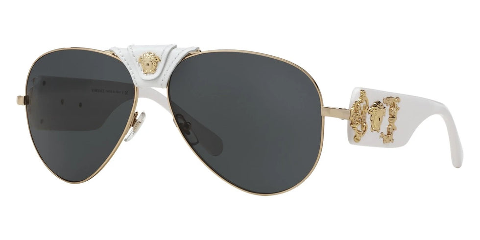 VERSACE VE2150Q 134187 62 - Gold / Gray 134187